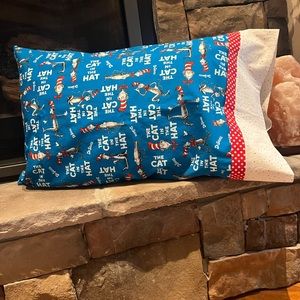 Hat & Cat Standard Pillowcase
